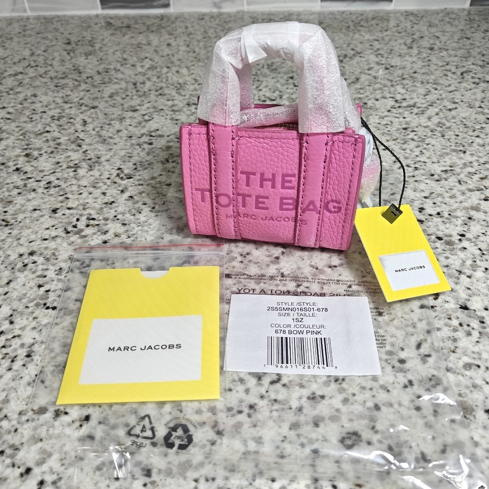Marc jacobs The Nano Tote Crossbody (bow pink) - Picture 3 of 10